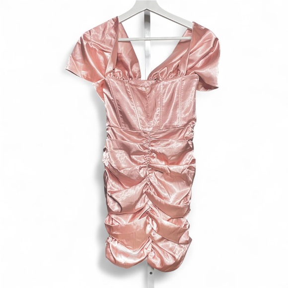 Superdown Aurora Corset Mini Dress Blush Pink • XS - Picture 10 of 10